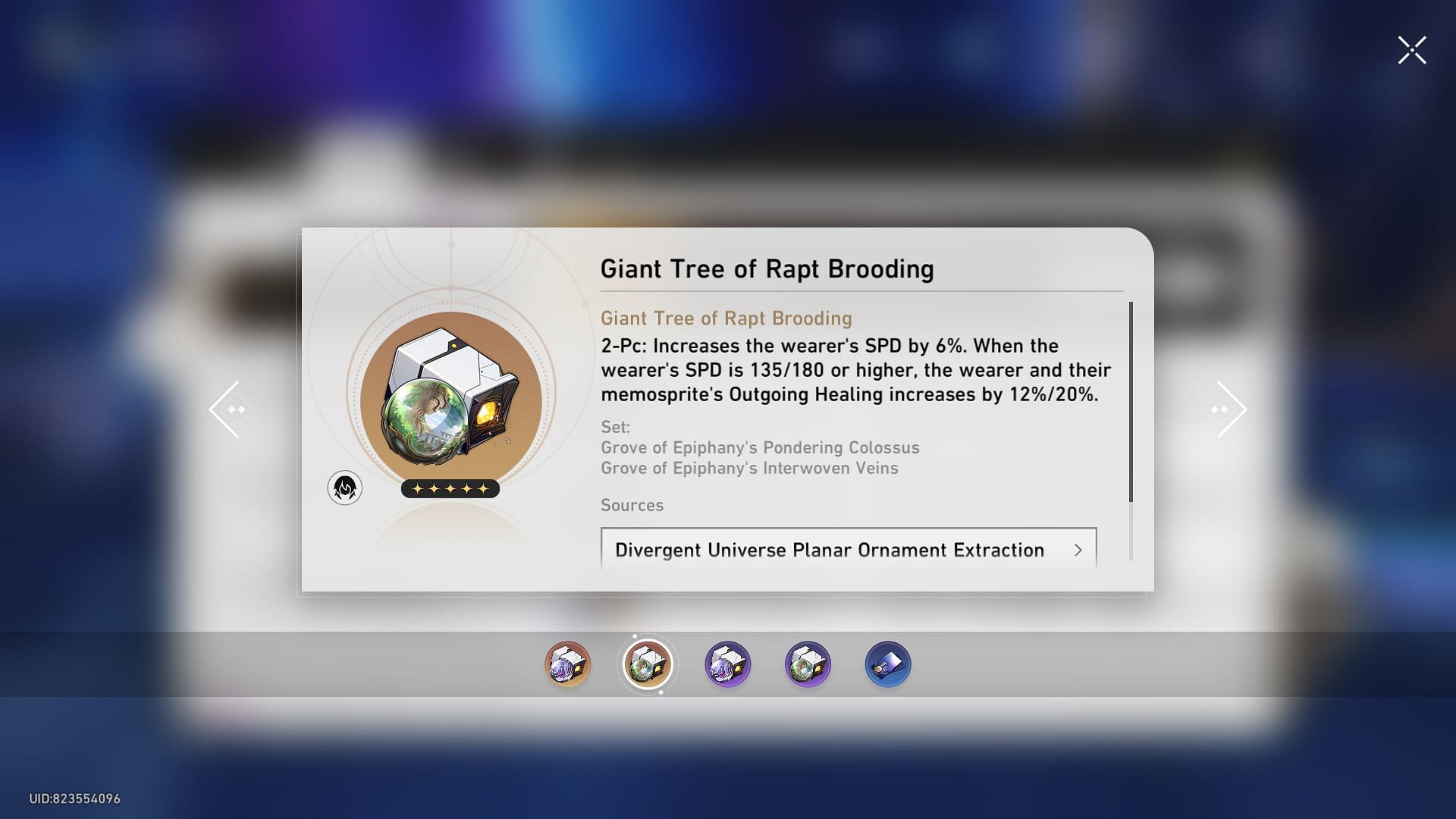 The Giant Tree of Rapt Brooding set (Image via Sportskeeda Gaming || HoYoverse)